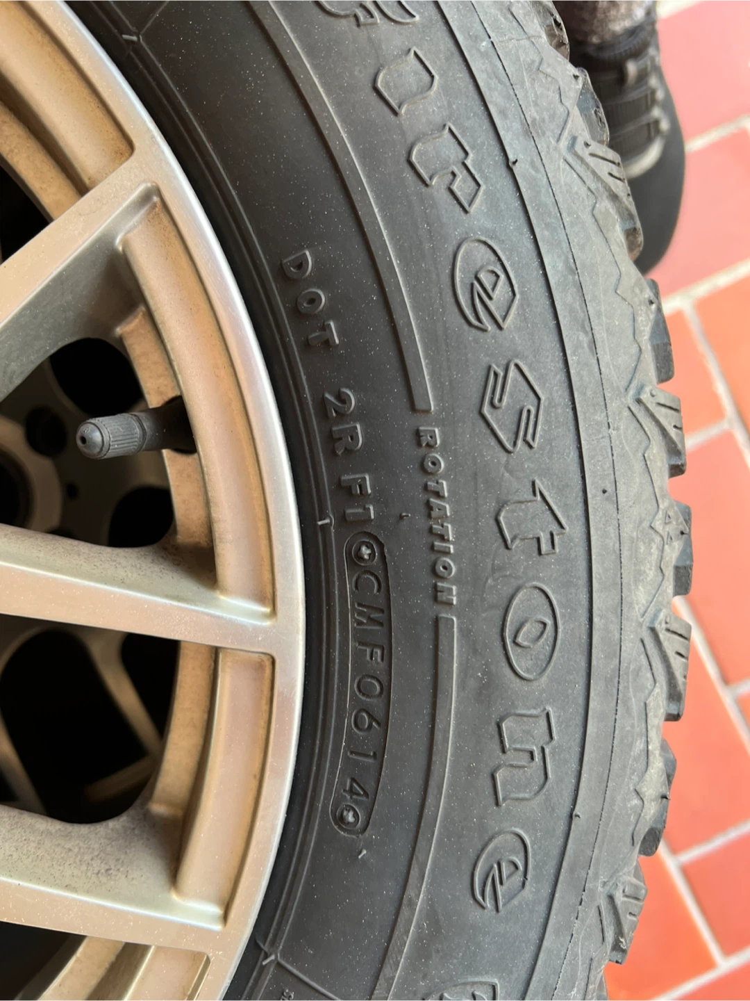 215/60R16 Firestone Winter Tires with RSSW Aluminum Alloy Rims - photo 3