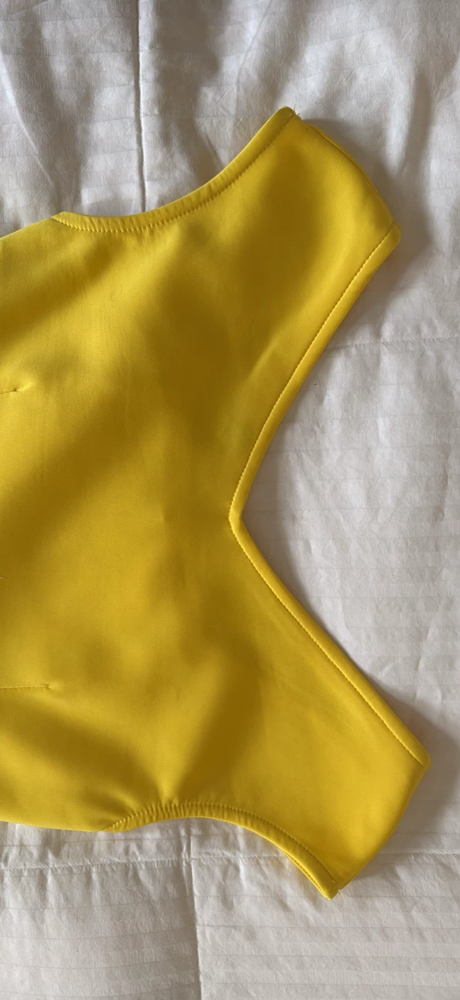 Bright Yellow Sleeveless Sheath Dress - photo 4