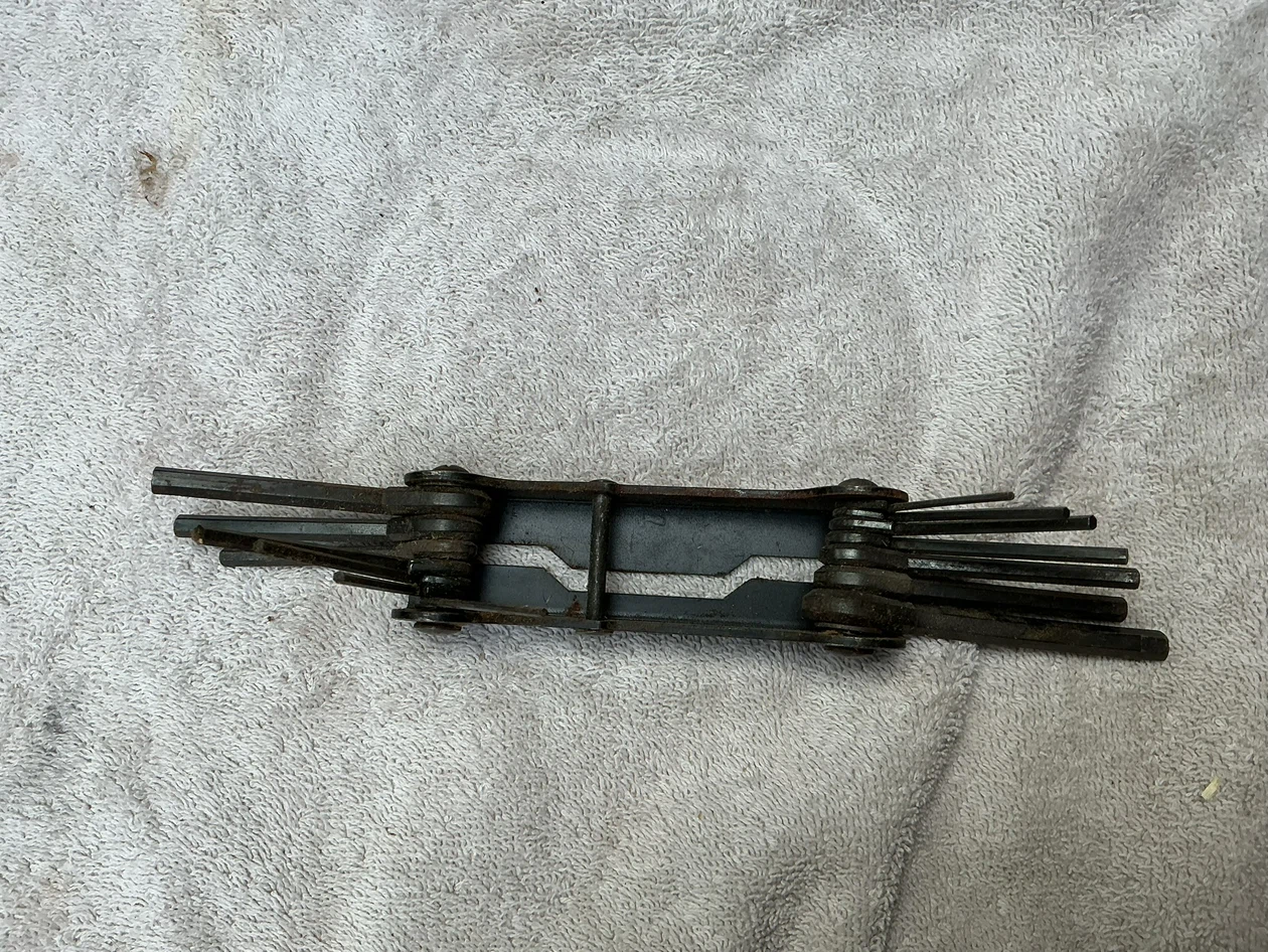 Vintage Folding Hex Key Set ! - photo 4