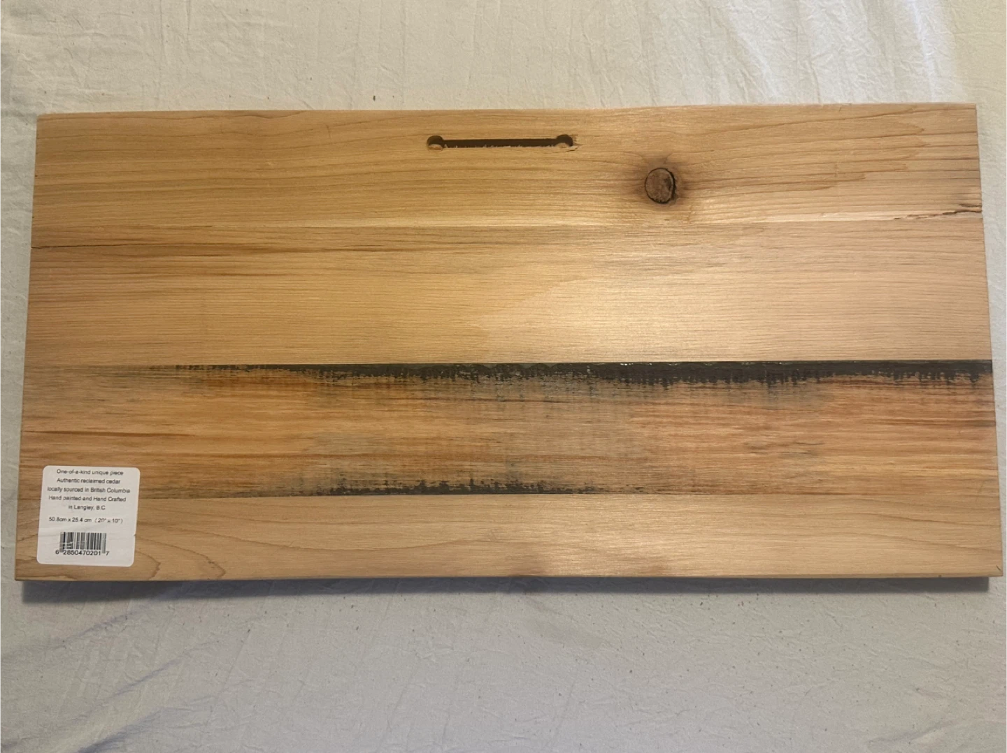 Handcrafted Reclaimed Cedar Wall Sign - photo 3