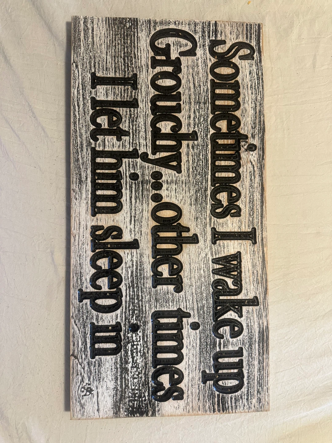 Handcrafted Reclaimed Cedar Wall Sign