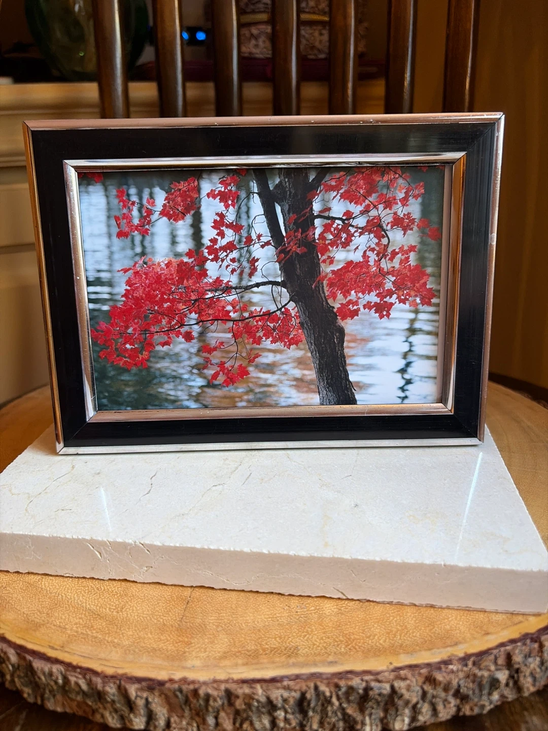 Black and Chrome 5” x 7” Photo Frame