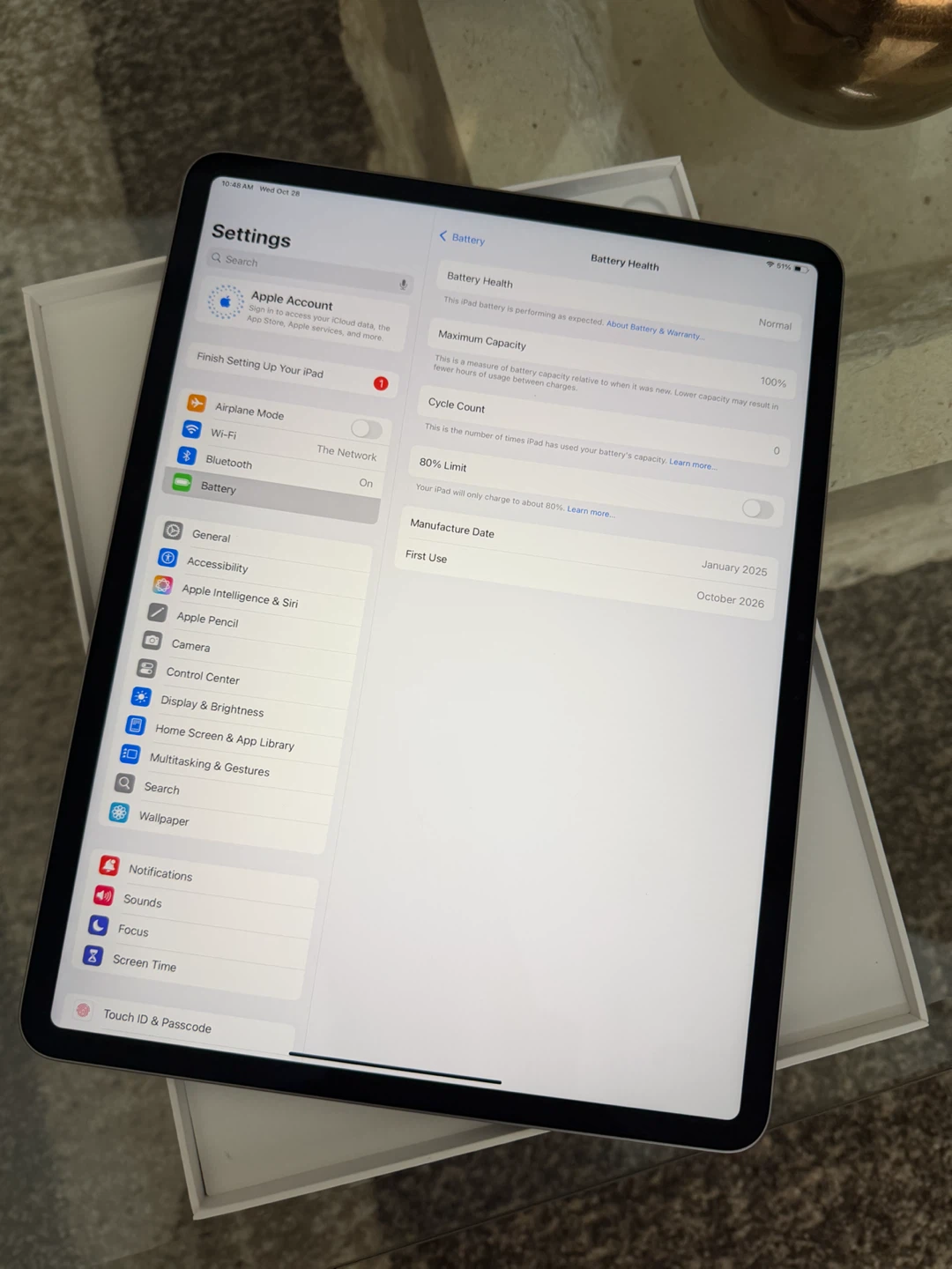 iPad Air M3 128GB Wifi - NEW OPEN BOX - photo 2