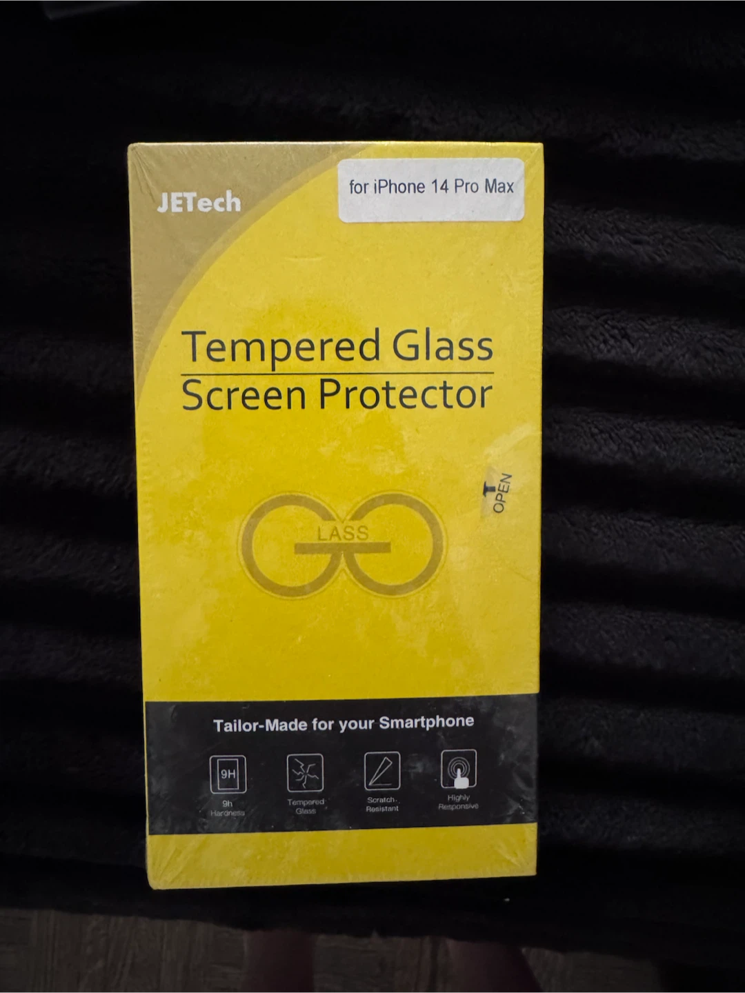 JETech Tempered Glass Screen Protector for iPhone 14 Pro Max