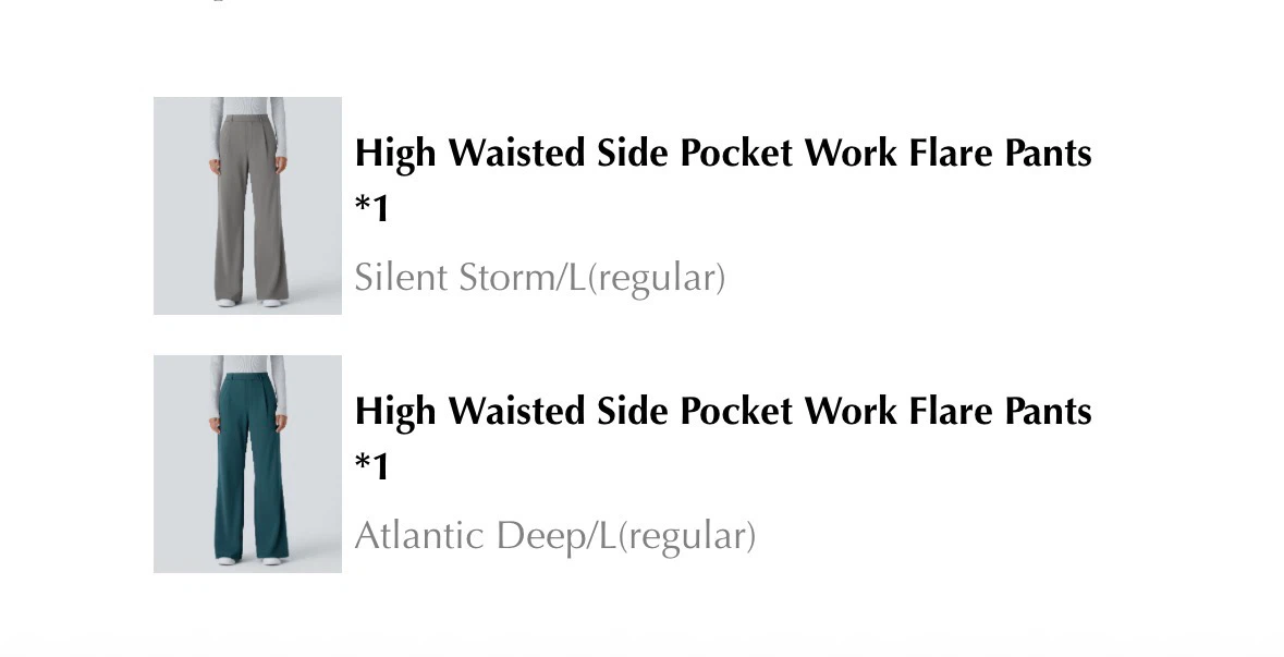 Halara High Waisted Work Flare Pants - Atlantic Deep (L) - photo 5