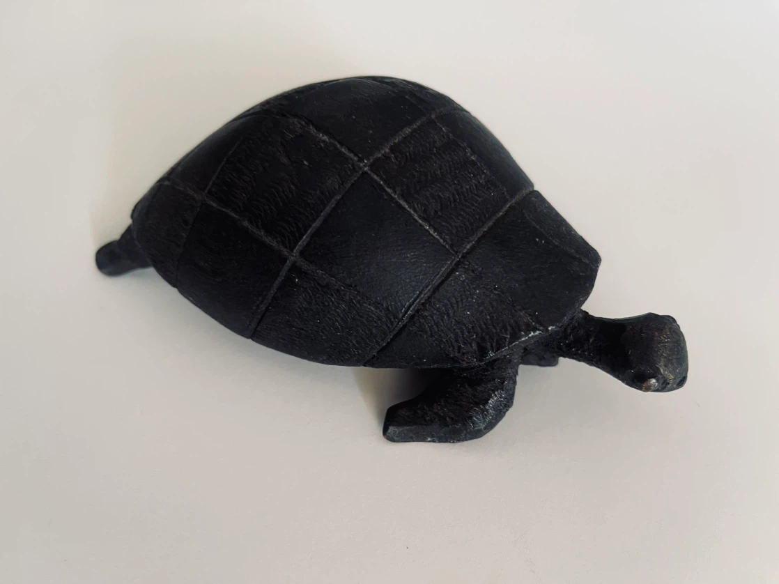 Ebony Sculpture Turtle