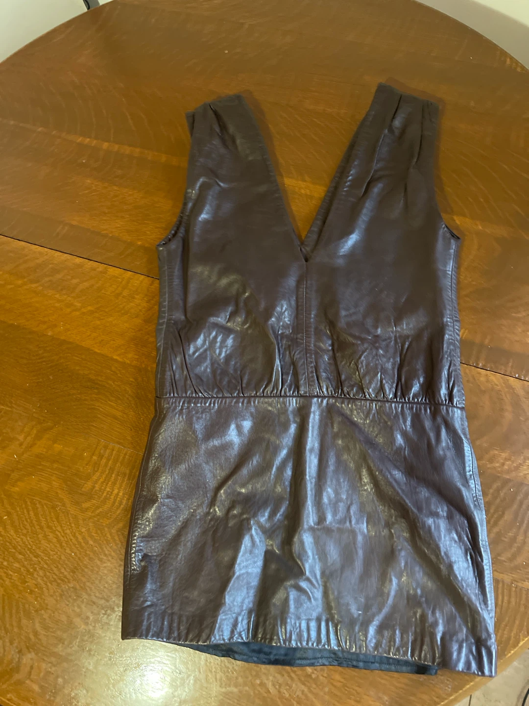 100% real Leather Zara