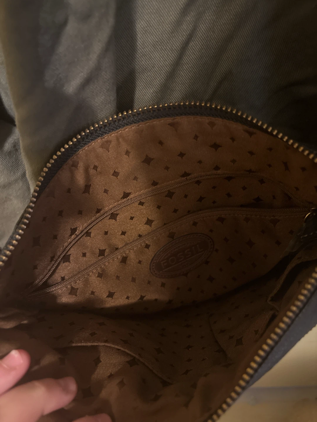 Fossil Black Leather Crossbody Bag - photo 2