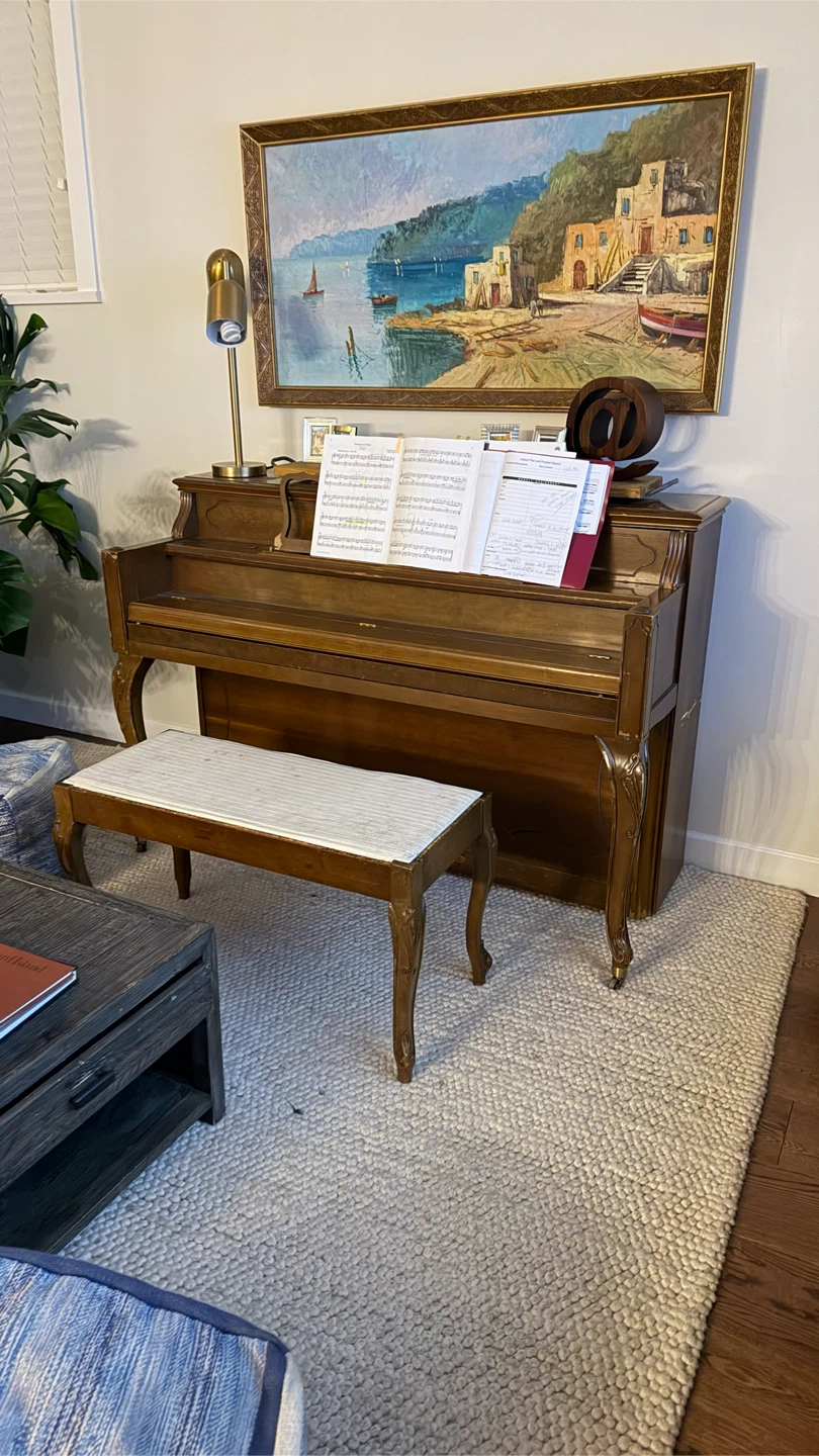George Steck Upright Piano - photo 3