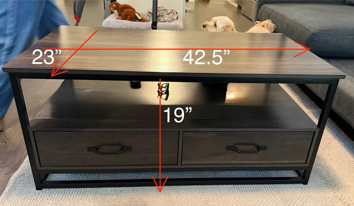 Coffee Table with Drawers