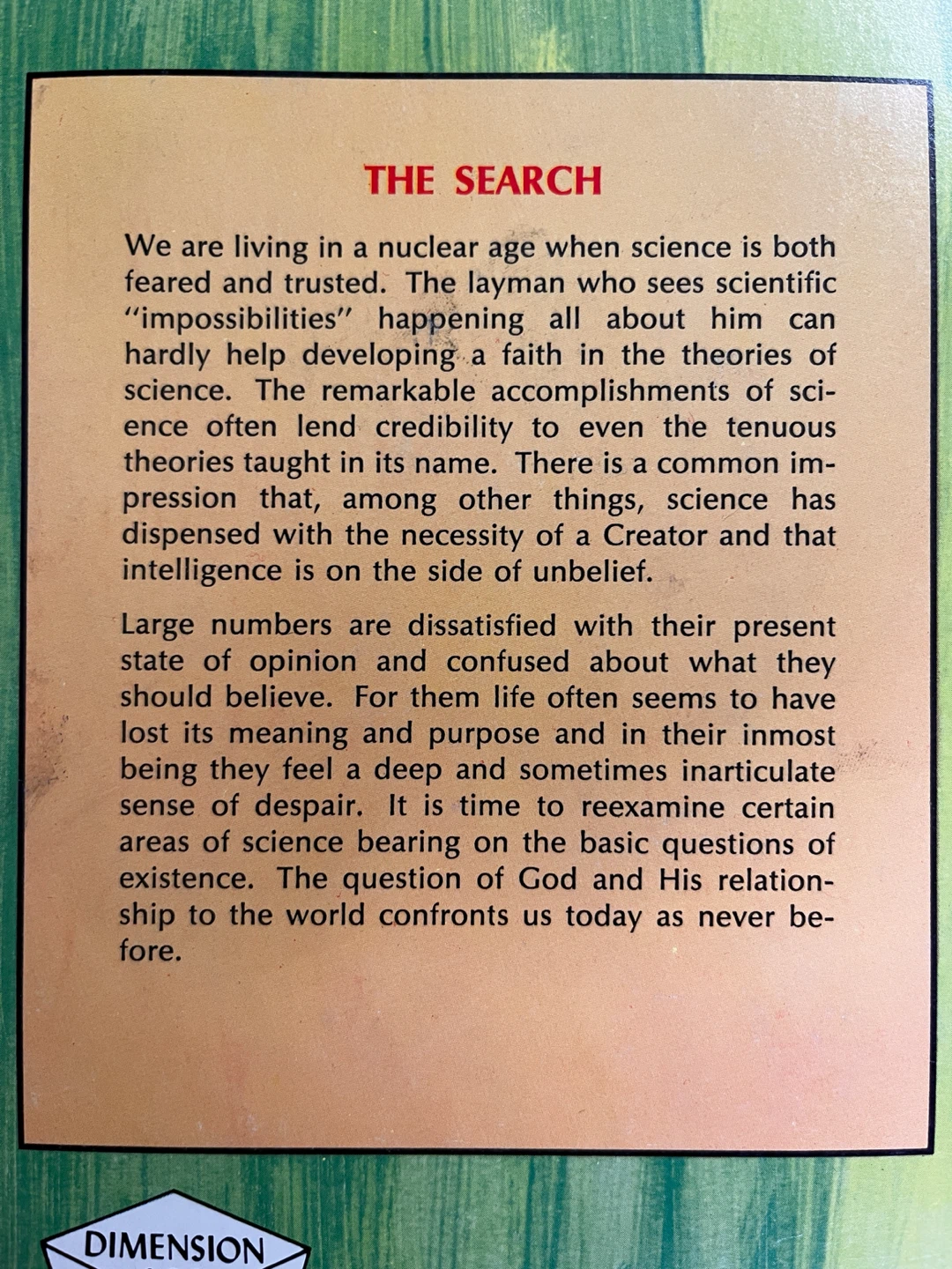 A Search for Meaning in Nature by Richard M. Ritland - photo 2