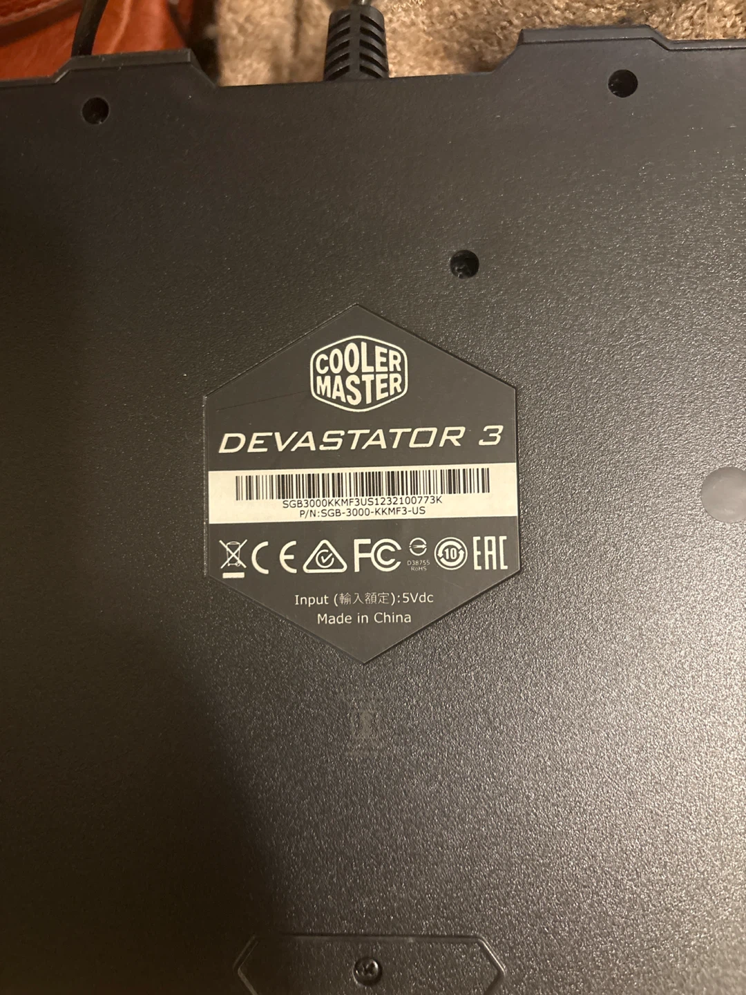 Cooler Master Devastator 3 Keyboard, Mouse and laptop stand