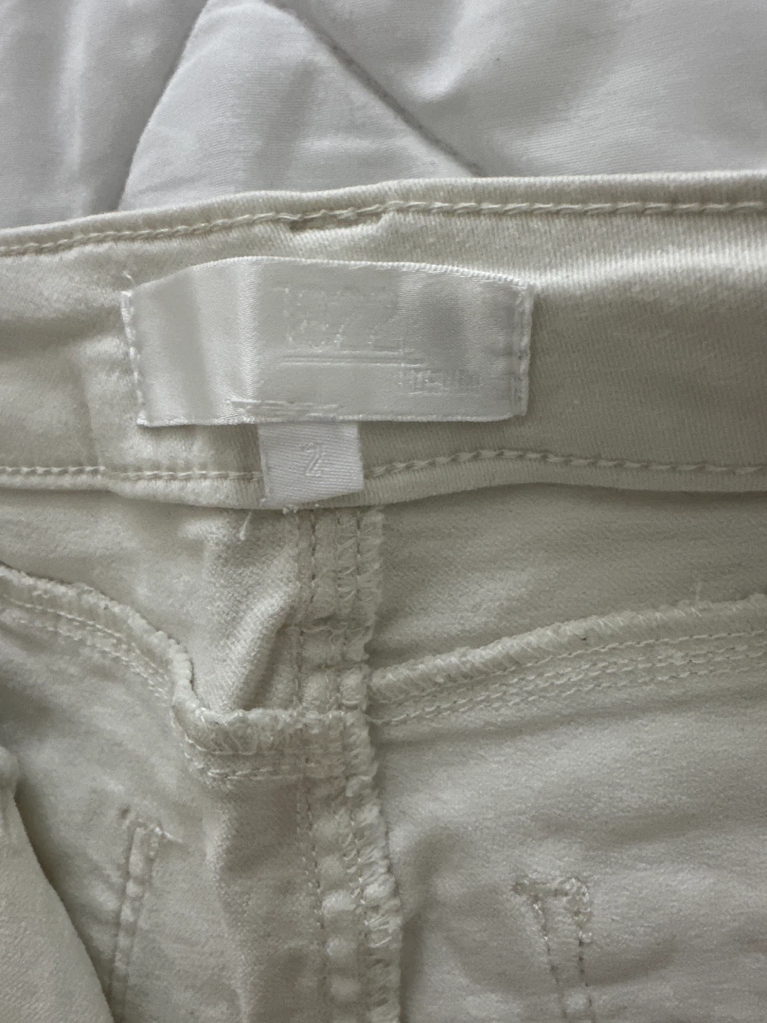 1822 Denim Off-White Skinny Jeans Size 2 - photo 3