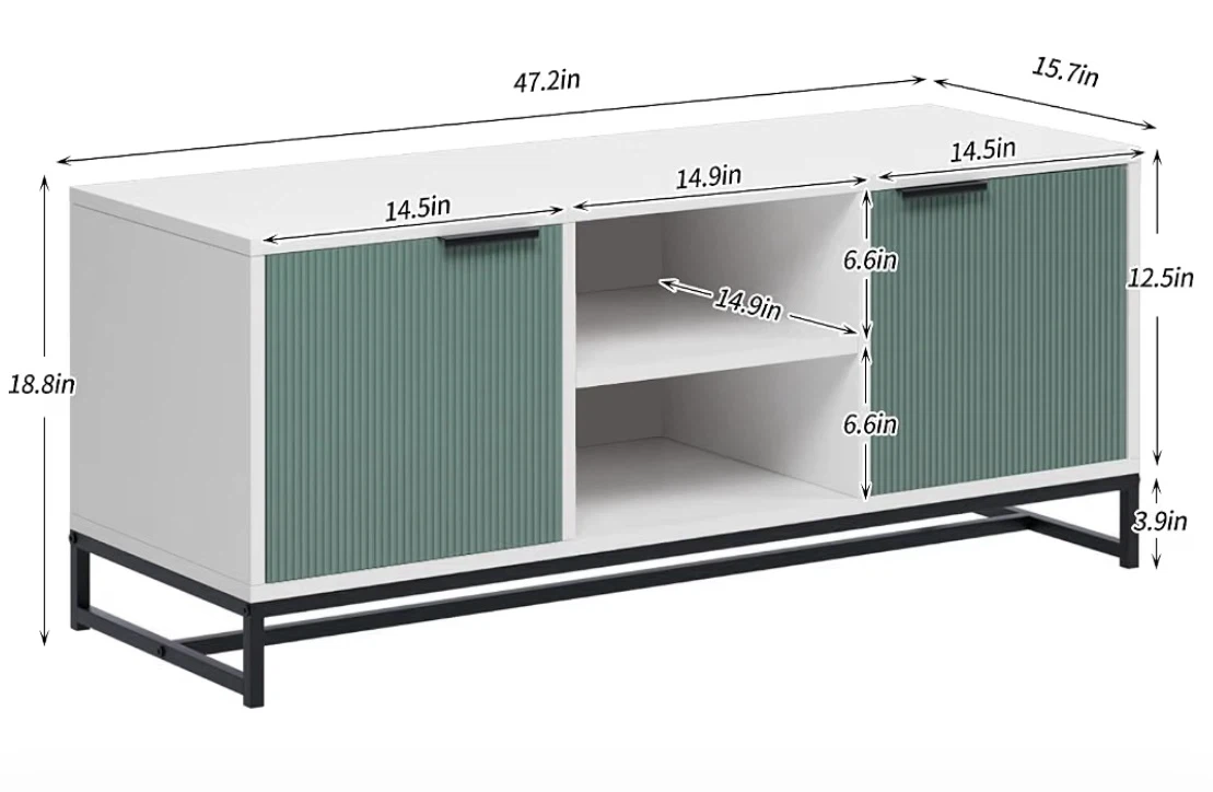Modern TV Media Console - photo 3