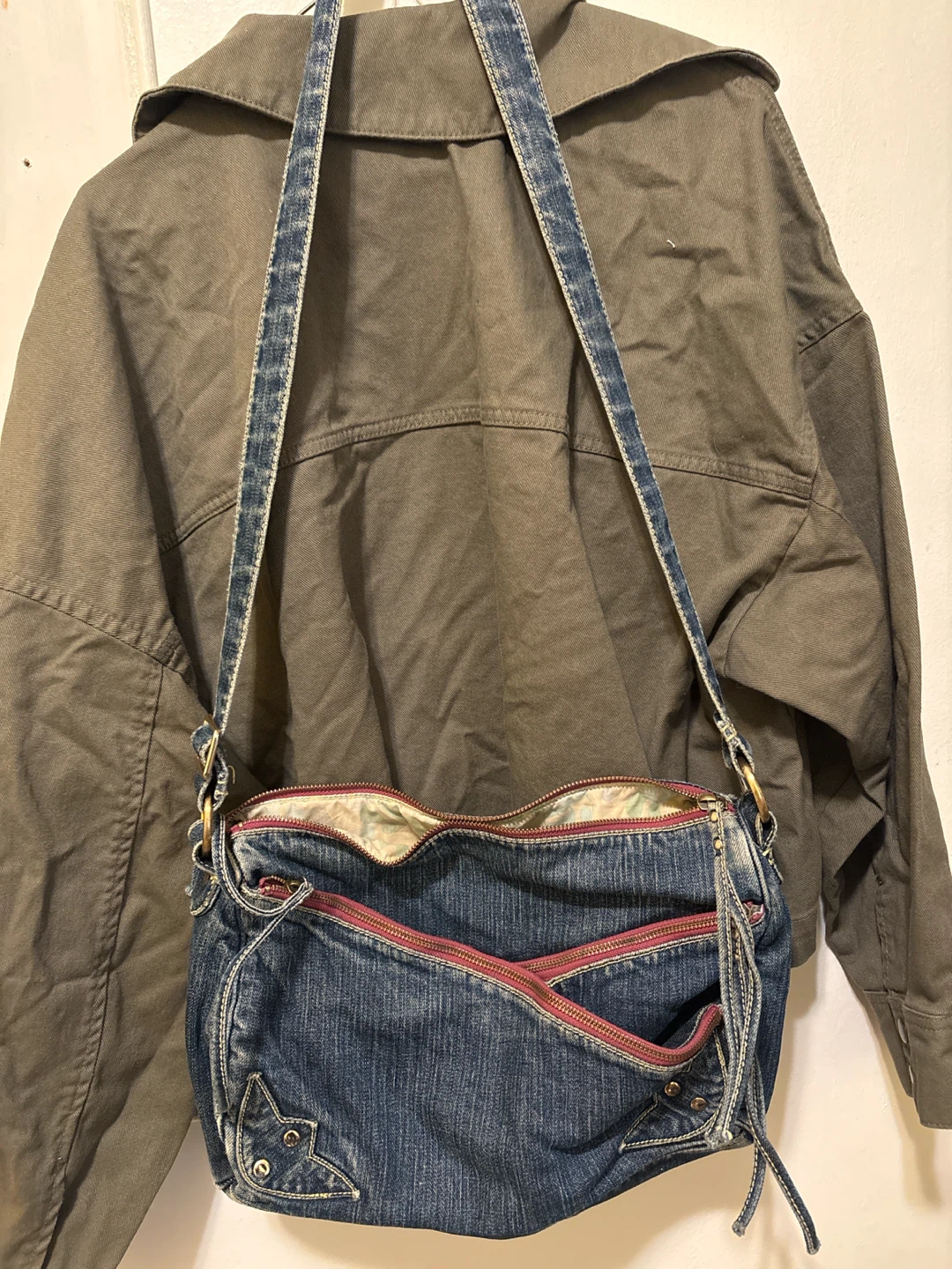 Y2K Vintage Gap Denim Crossbody Bag
