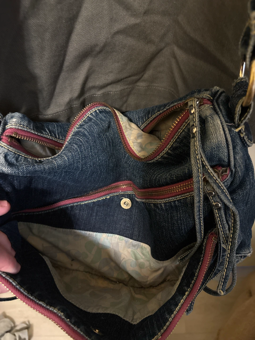 Y2K Vintage Gap Denim Crossbody Bag - photo 3