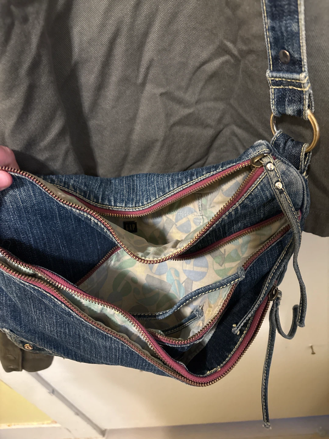 Y2K Vintage Gap Denim Crossbody Bag - photo 4