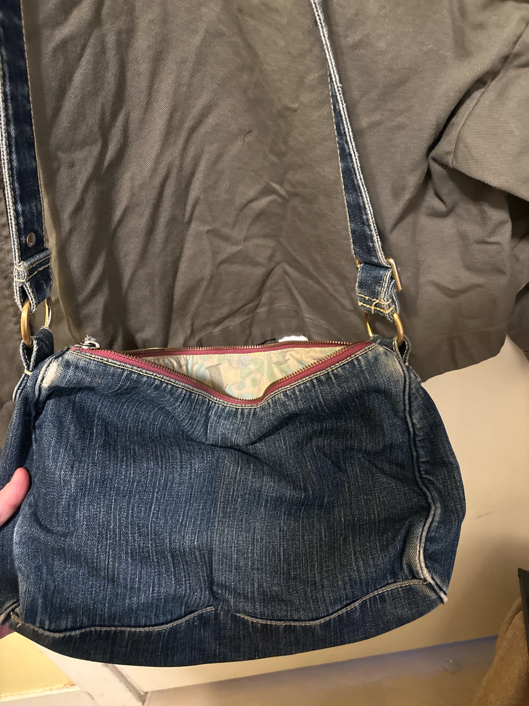 Y2K Vintage Gap Denim Crossbody Bag - photo 5