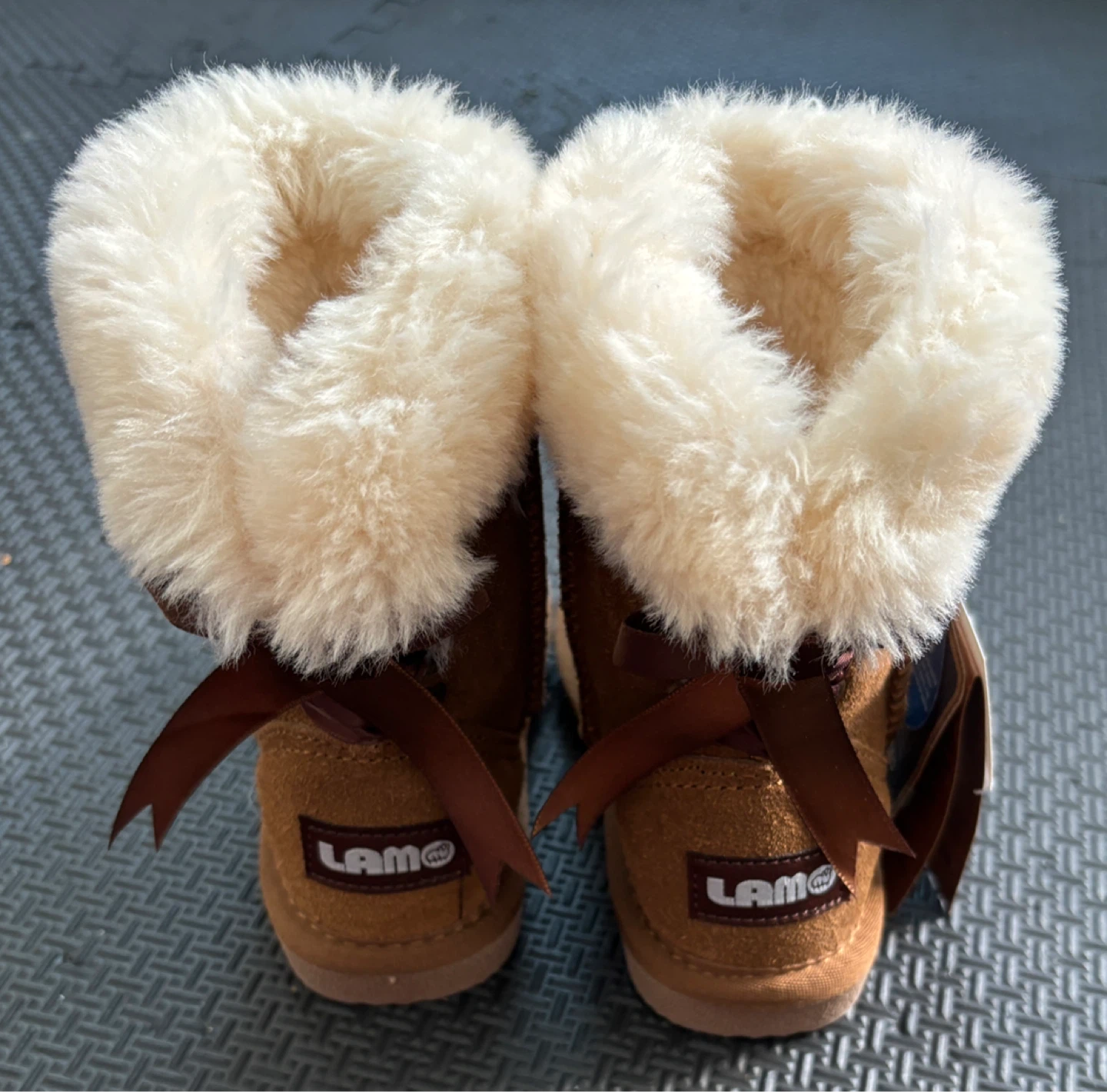 Lamo Brown Suede Boots Toddler Size 8 - photo 2