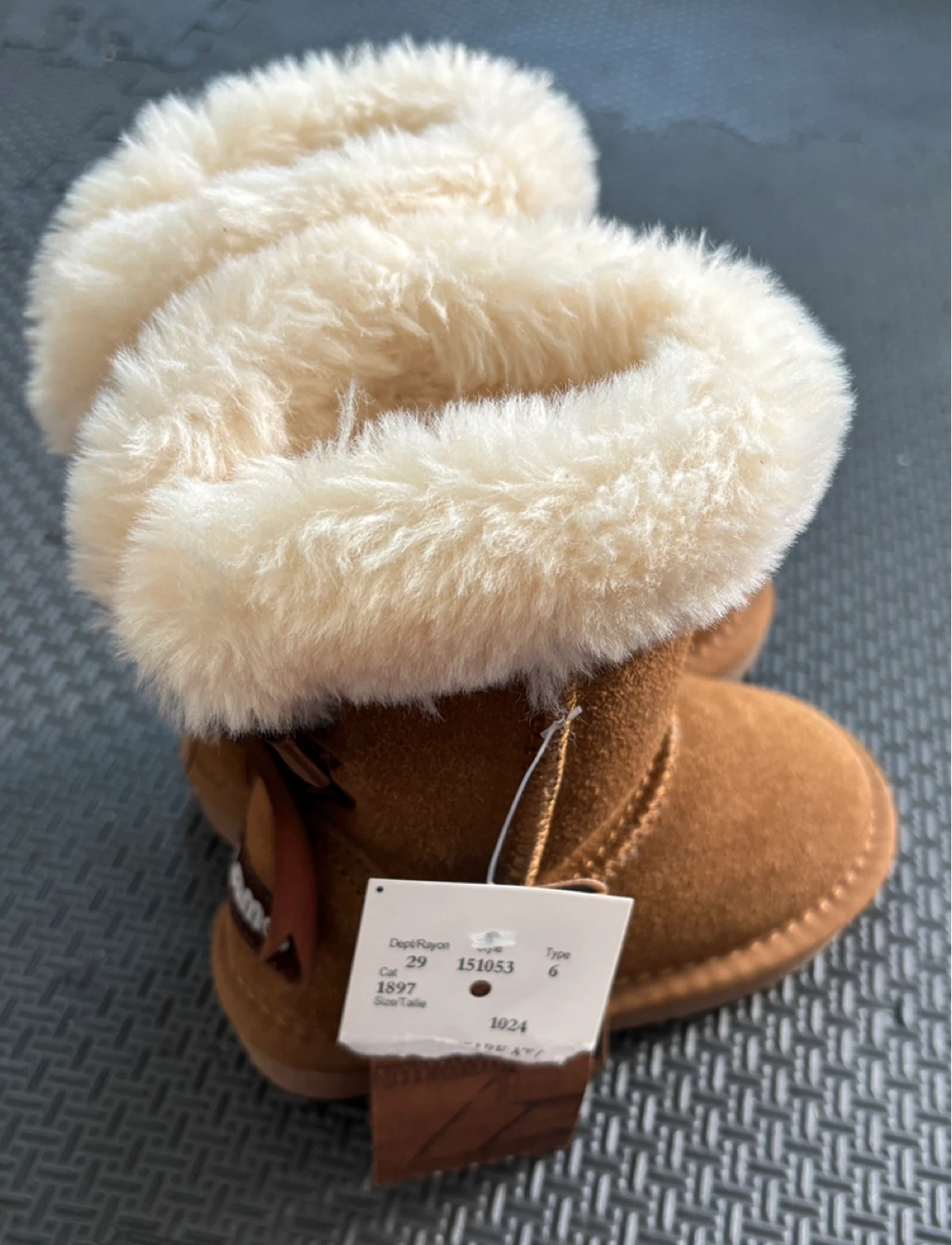 Lamo Brown Suede Boots Toddler Size 8 - photo 3