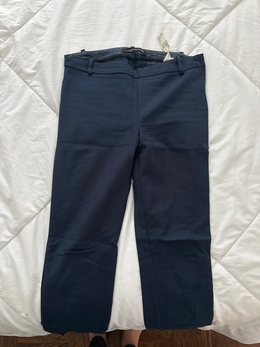 Zara Woman Navy Trousers Size Small