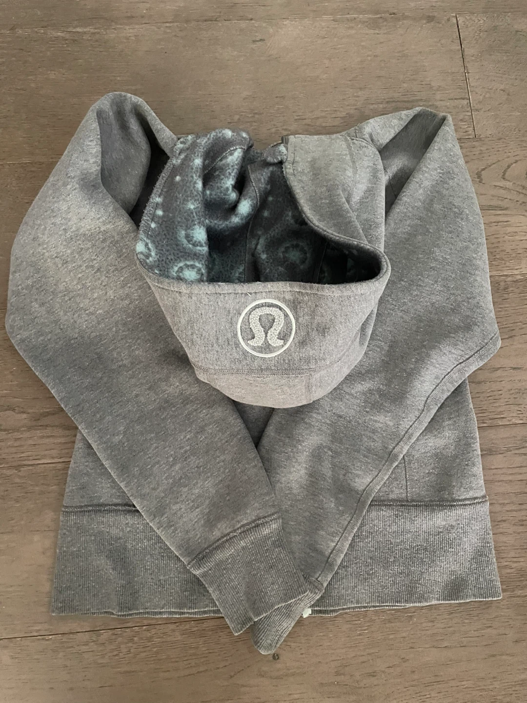 Lululemon Grey Full-Zip Scuba Hoodie - photo 2
