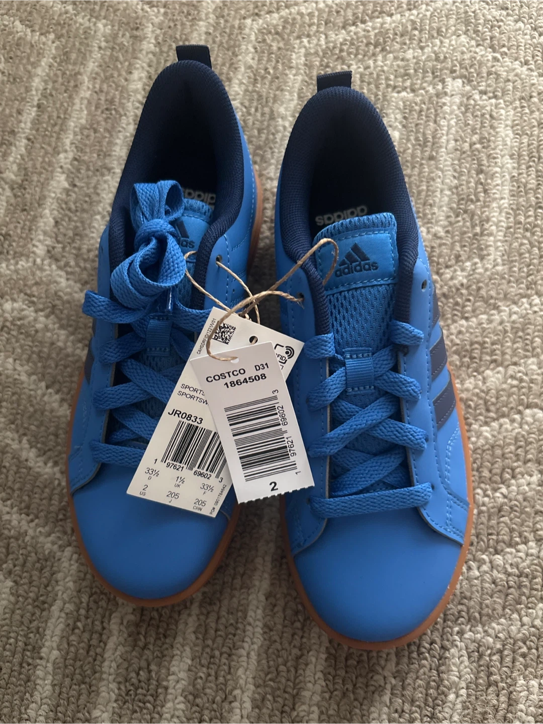 Adidas VS Pace 2.0 Kids Shoes Size 2