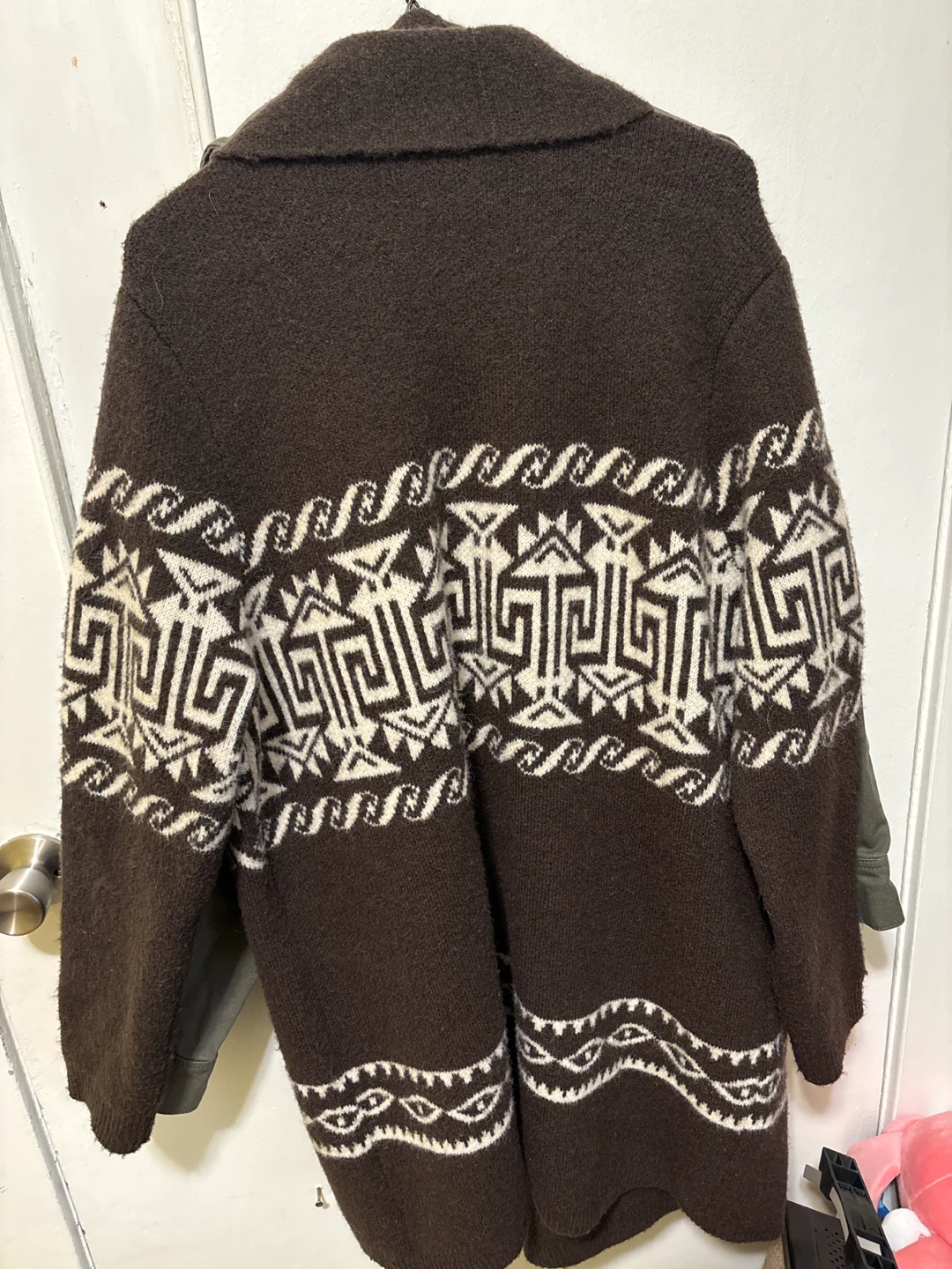 RD Style Brown Patterned Cardigan - photo 4