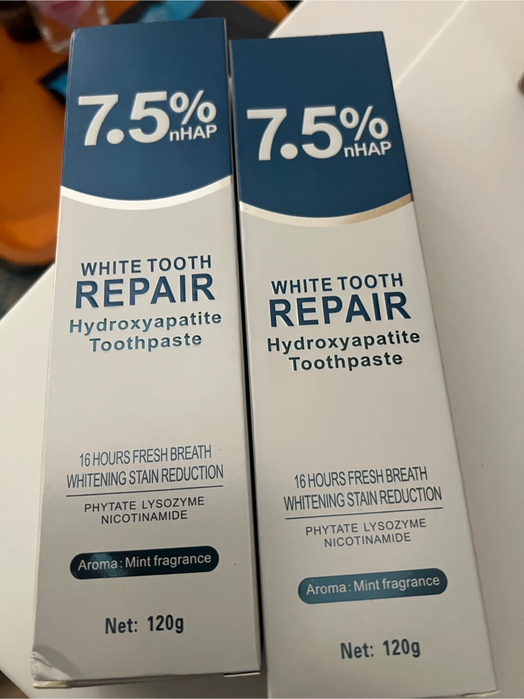 2 x Croent White Tooth Repair Hydroxyapatite Toothpaste