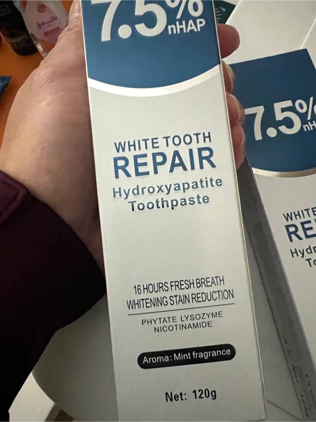 2 x Croent White Tooth Repair Hydroxyapatite Toothpaste - photo 3