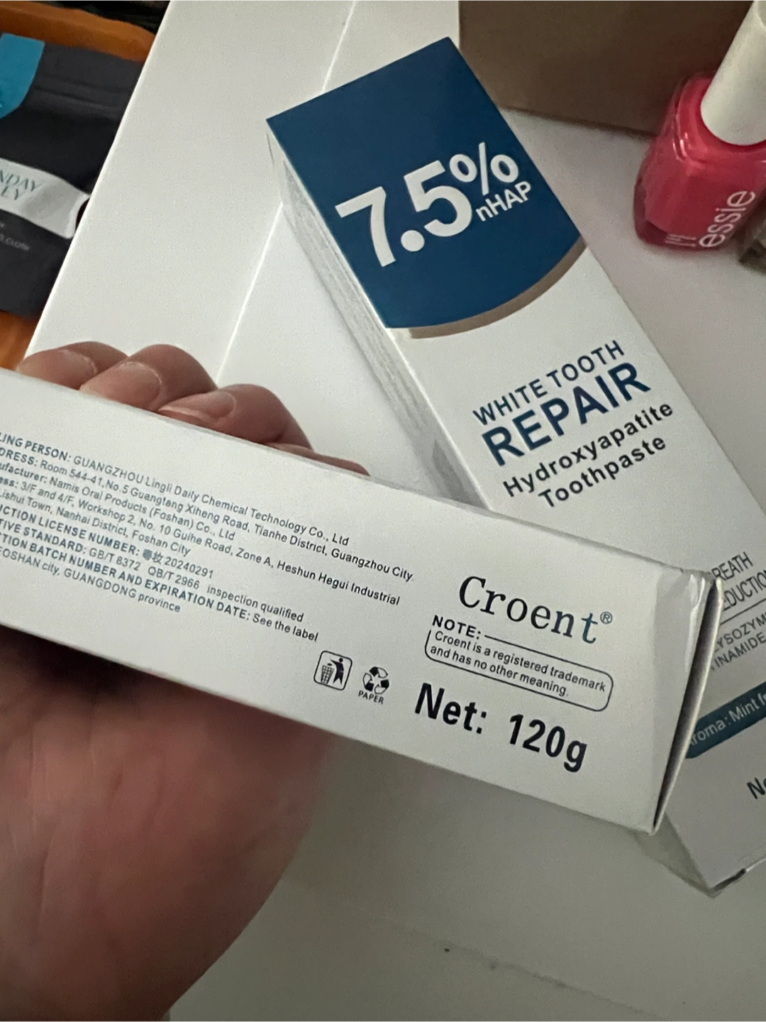 2 x Croent White Tooth Repair Hydroxyapatite Toothpaste - photo 5