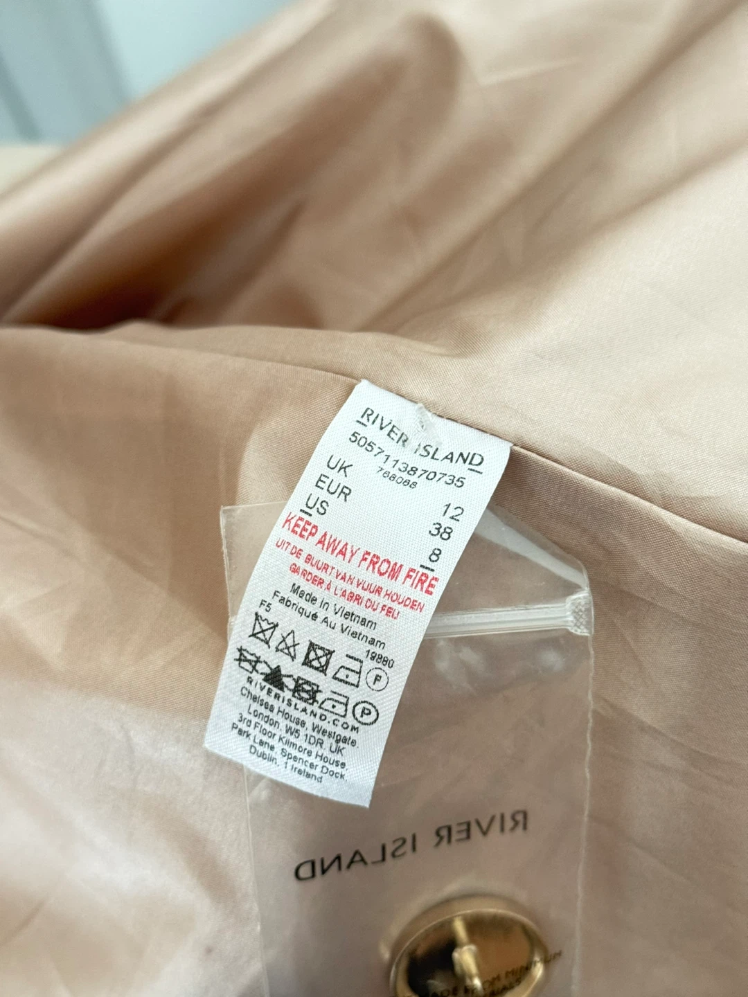 River Island Beige Coat - photo 5