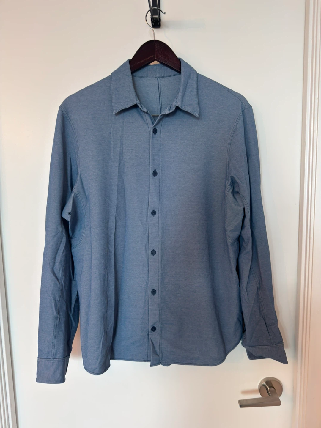 Lululemon Button-Down Shirt Blue