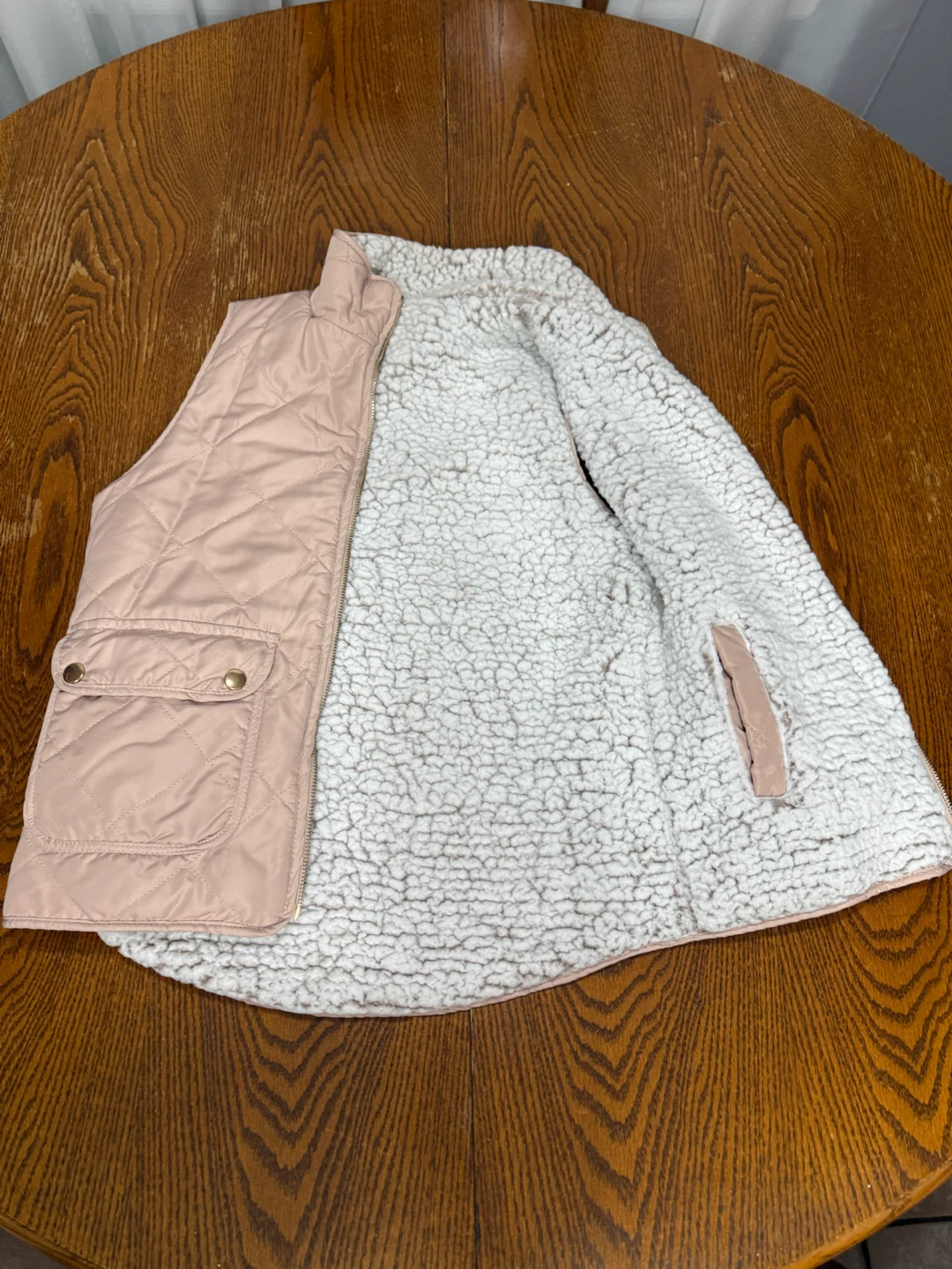 Reversible Quilted Sherpa Vest - photo 2