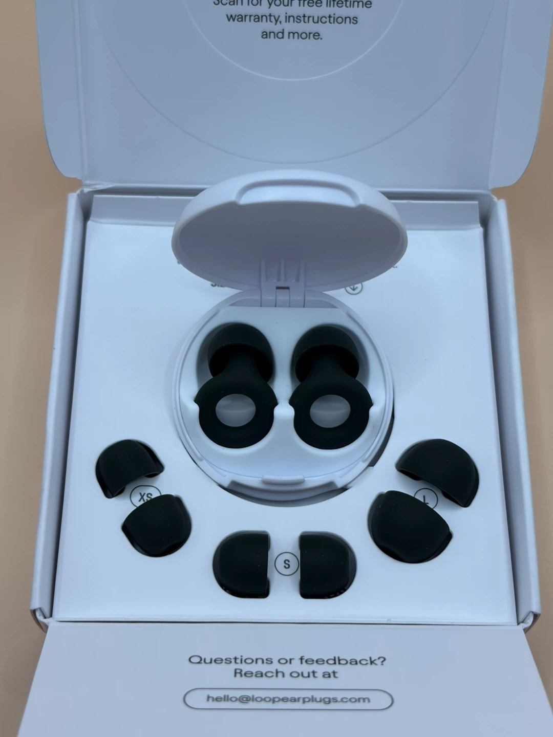 New Black Loop Quiet 2 Ear Plugs