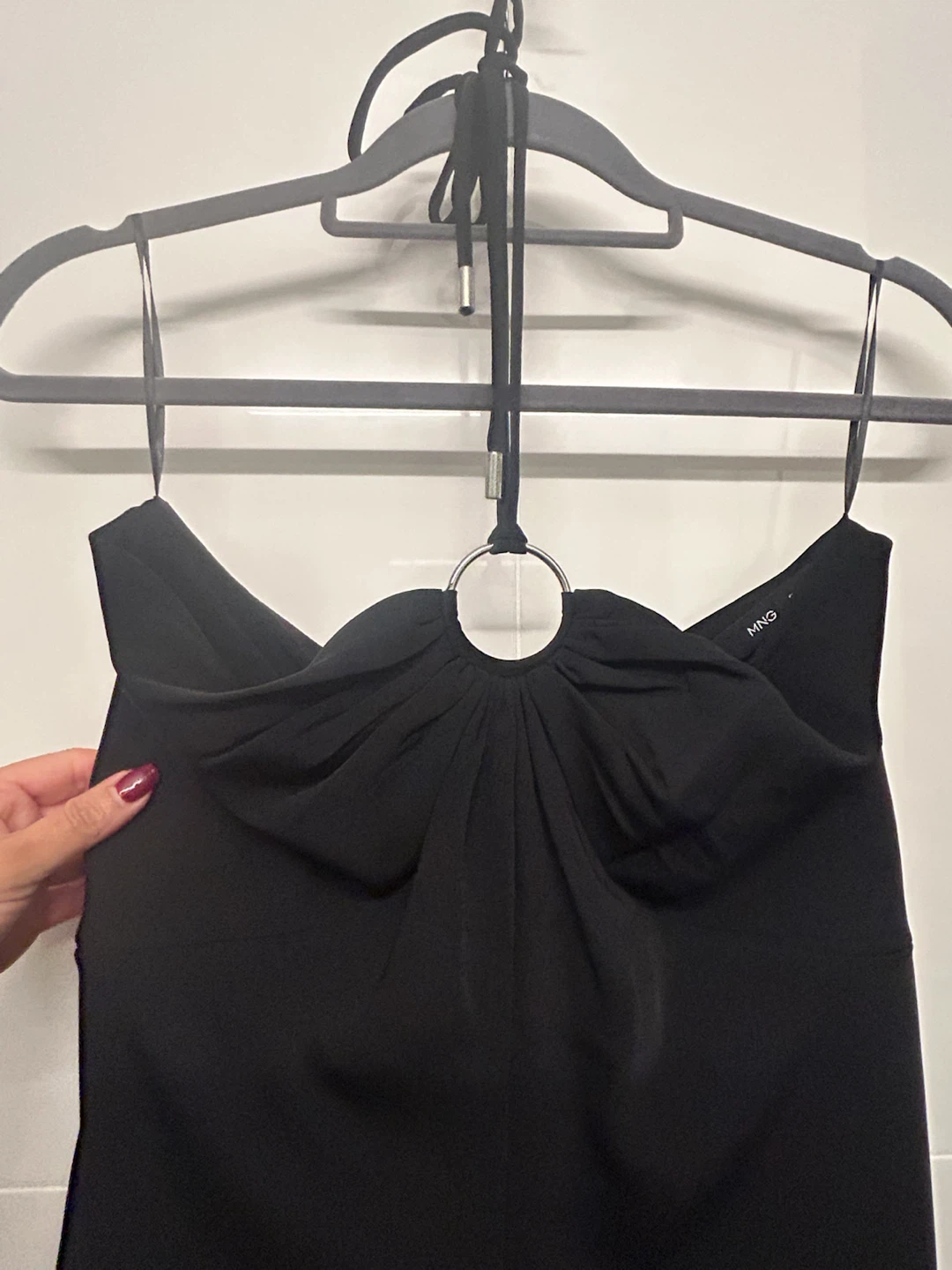 MNG Black Halter Neck Jumpsuit - photo 4