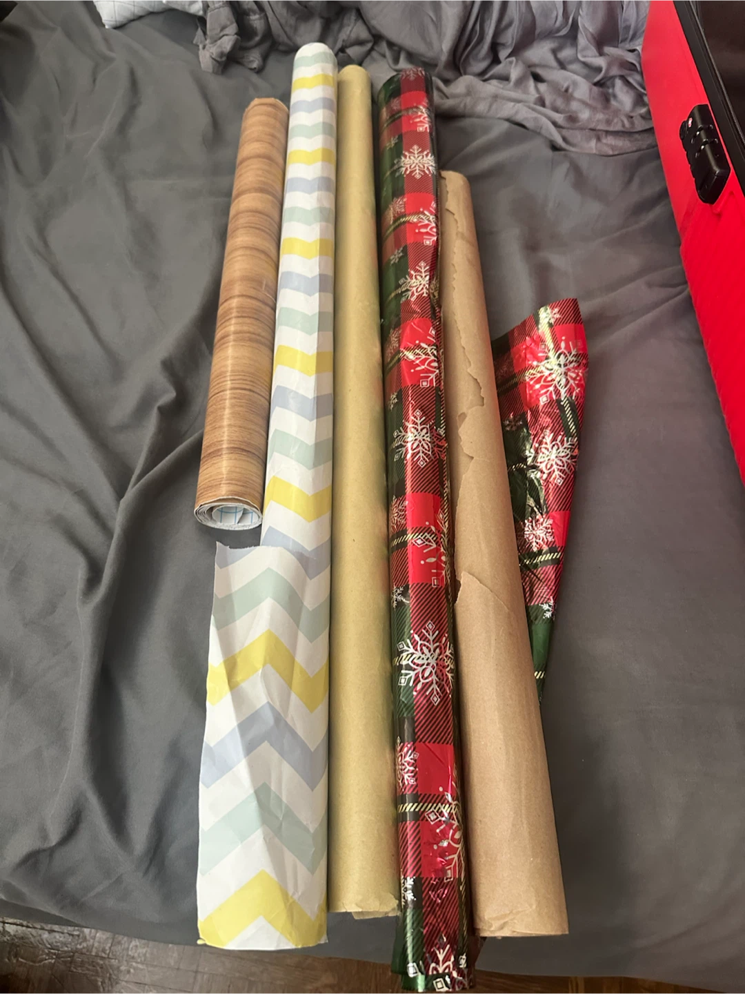 Assorted Wrapping Paper Rolls