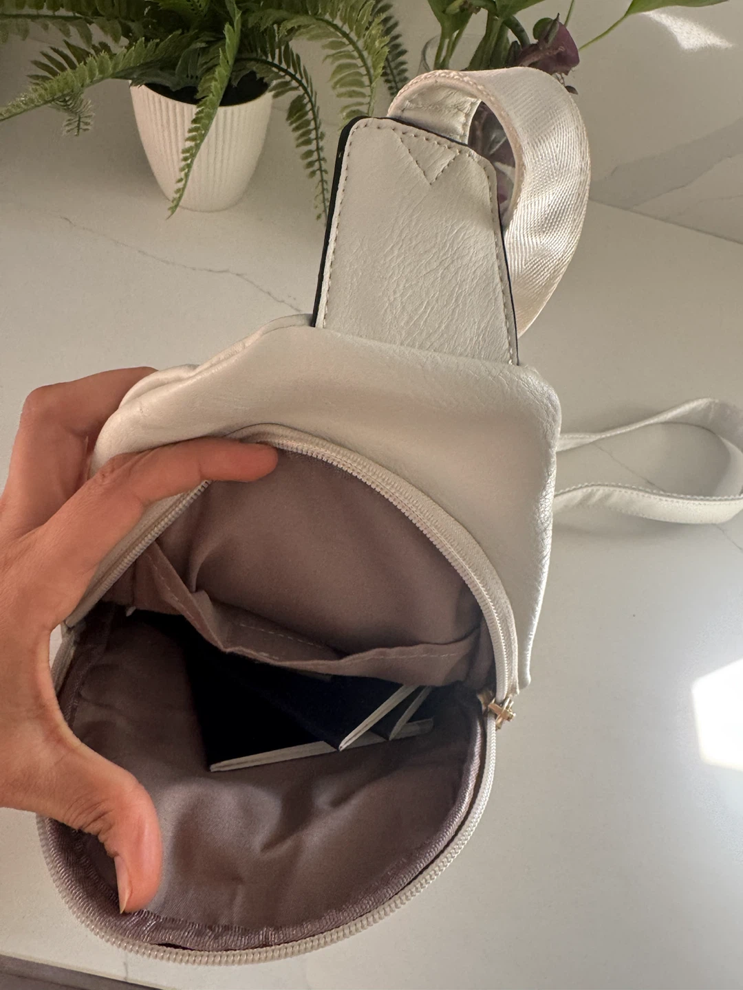 Telena White Sling Backpack - photo 3