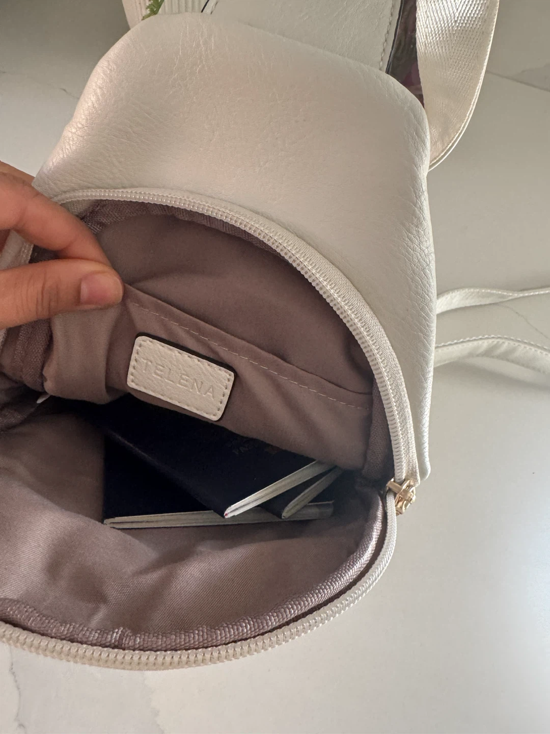 Telena White Sling Backpack - photo 4