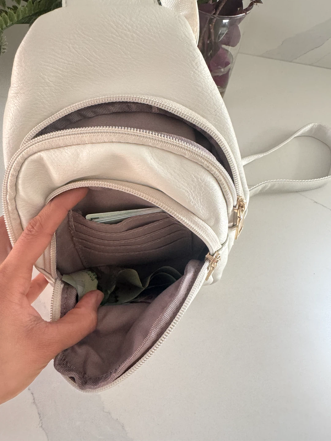 Telena White Sling Backpack - photo 5