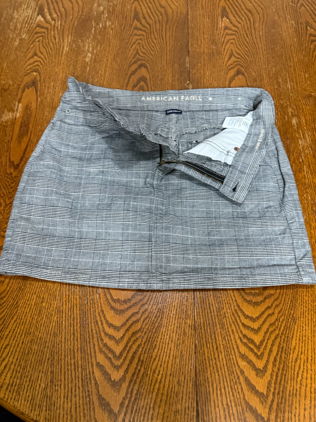 American Eagle Plaid Mini Skirt Size 6 - photo 4