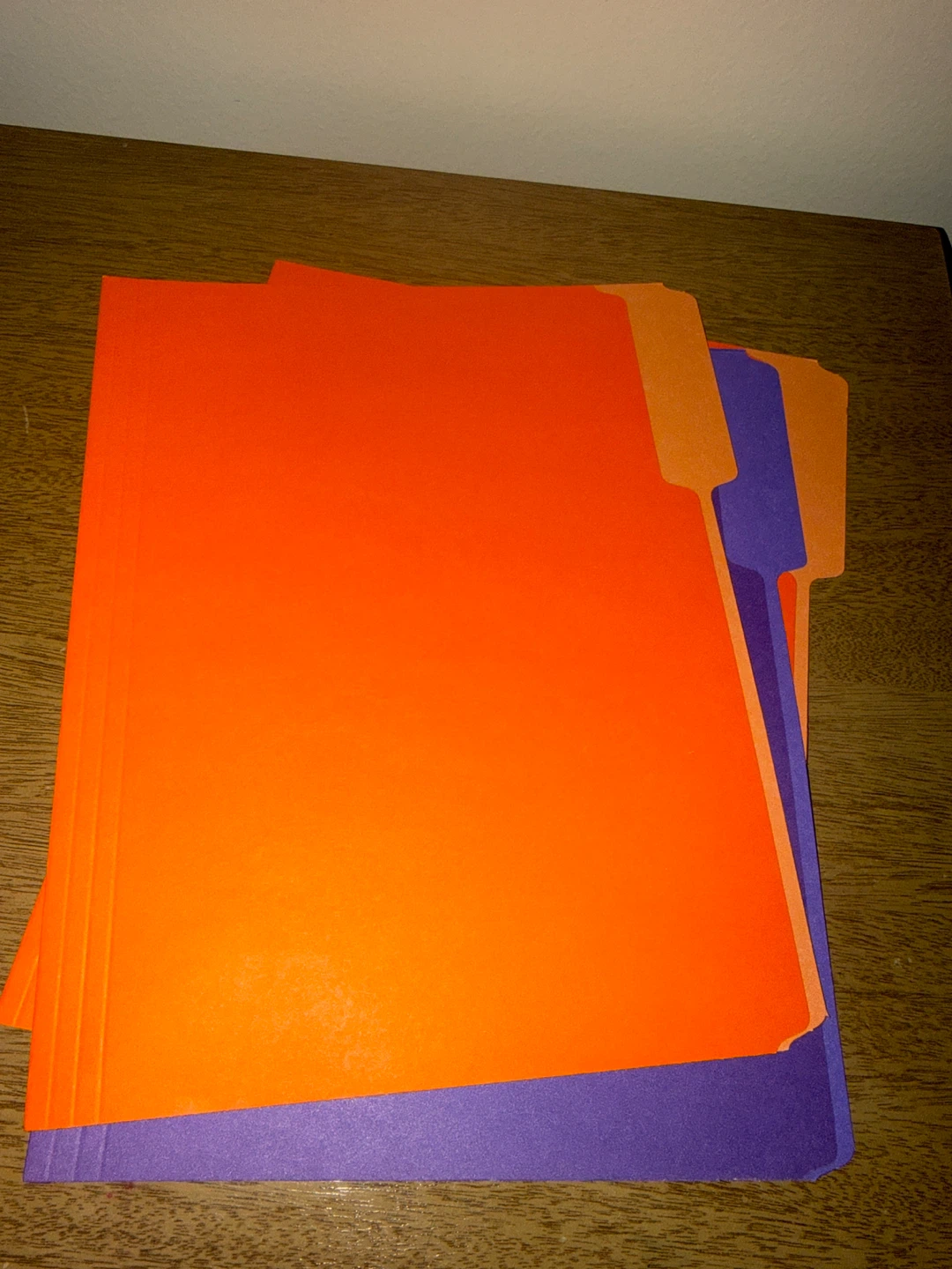 Assorted Colorful File Folders