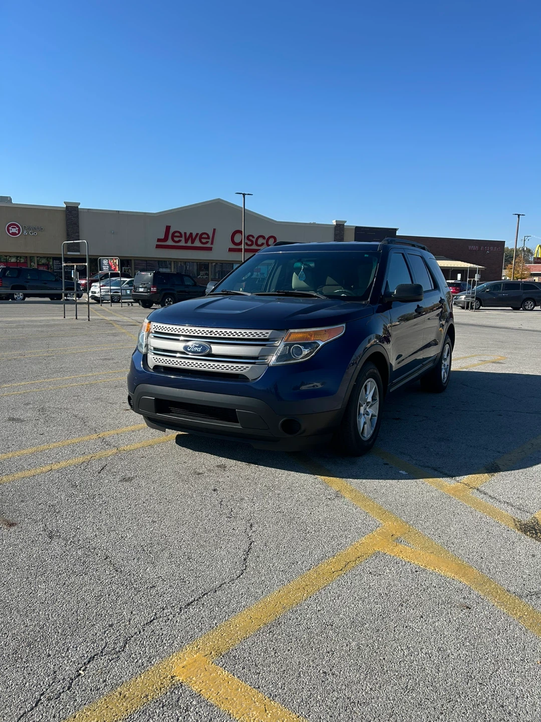 2012 Blue Ford Explorer SUV