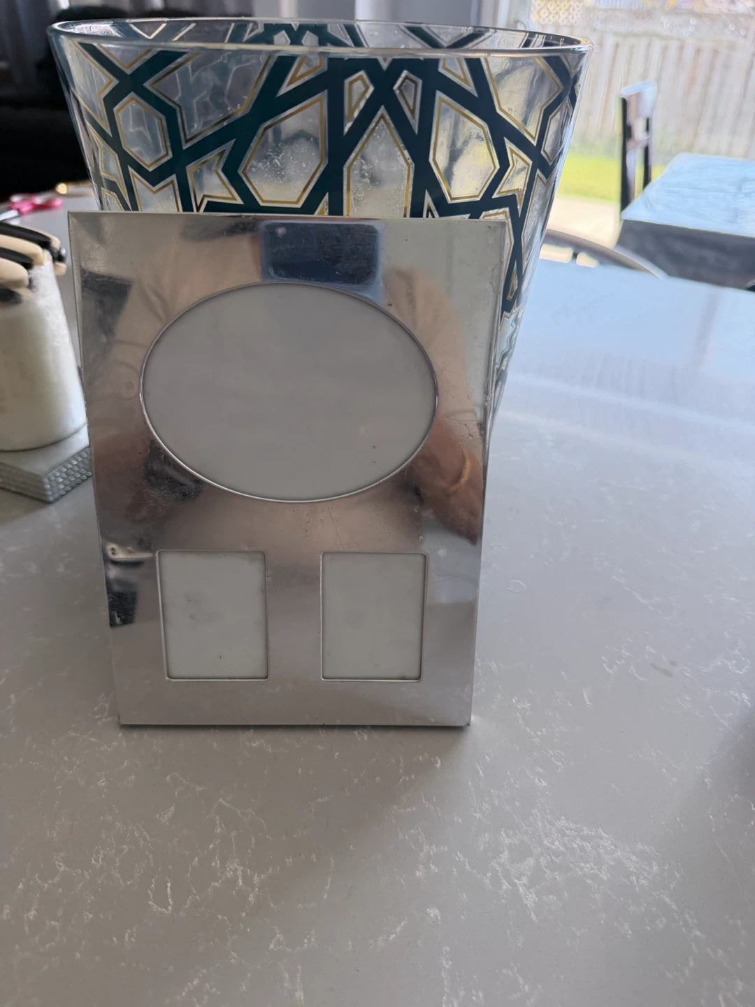 Silver Triple Photo Frame