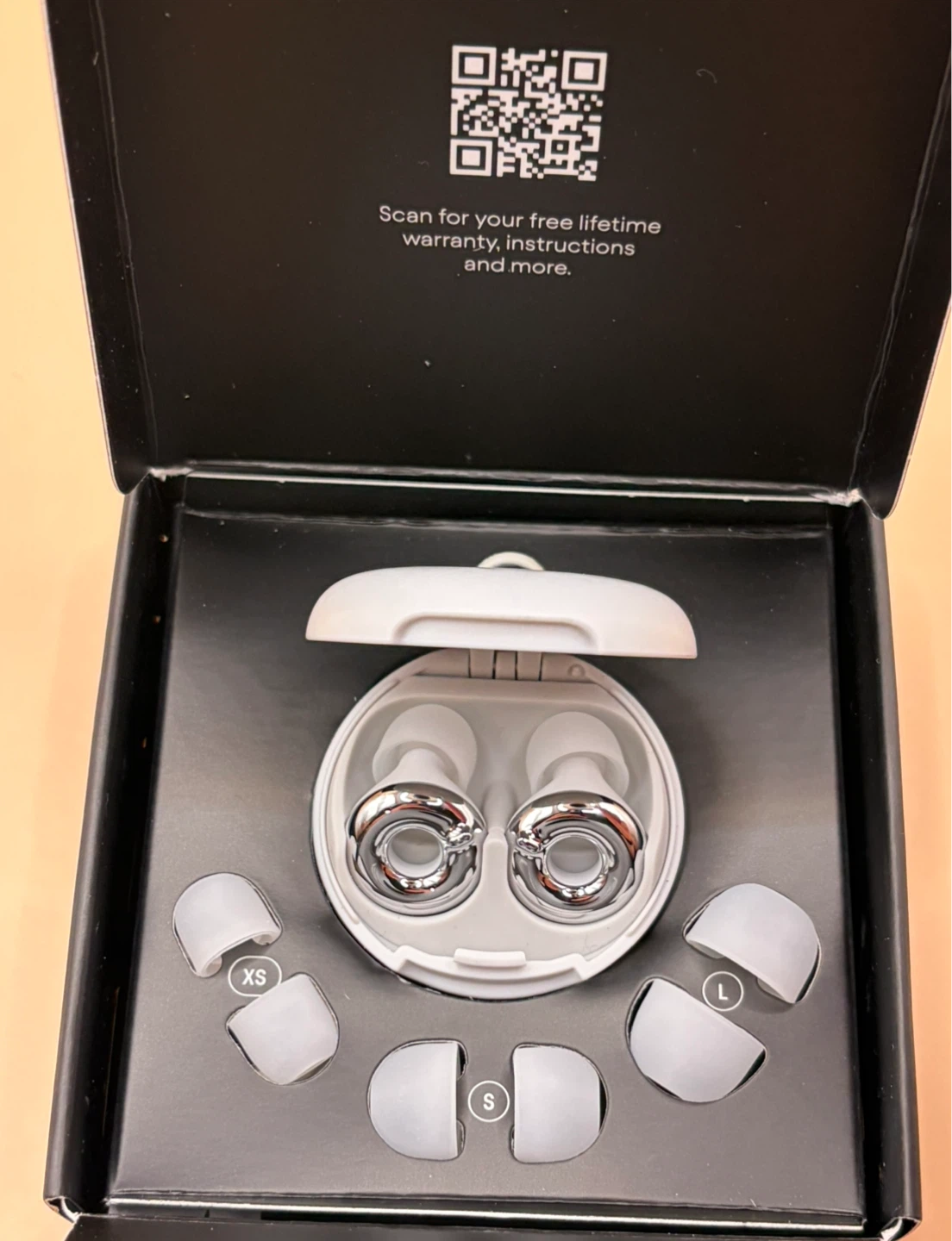 New Silver Loop Switch 2 Ear Plugs