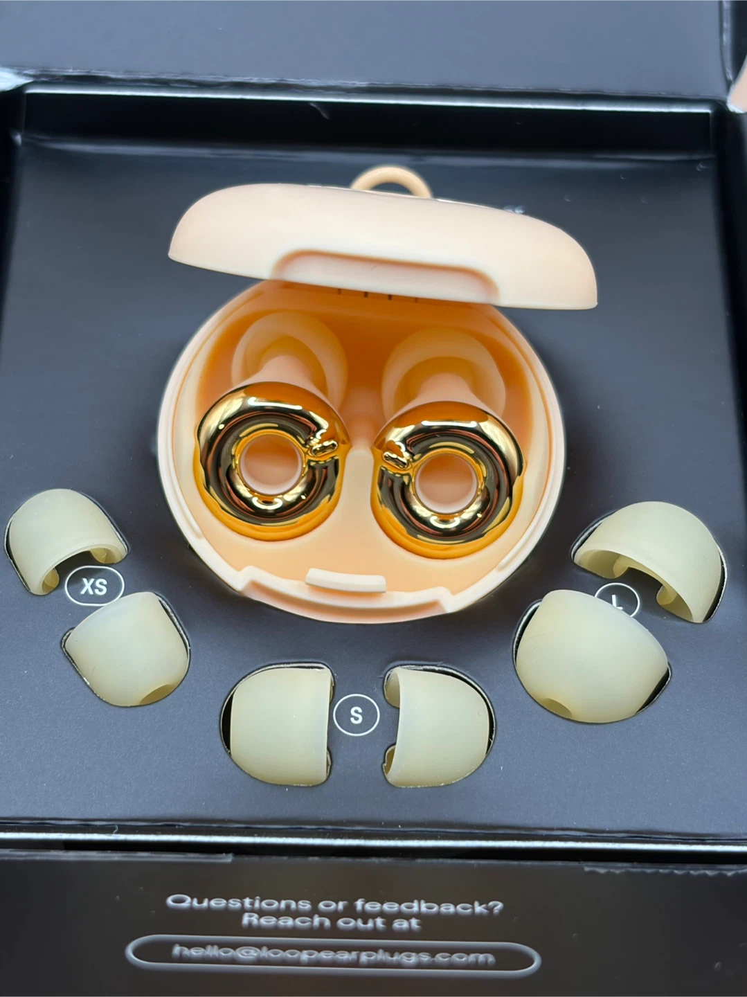 New Gold Loop Switch 2 Ear Plugs