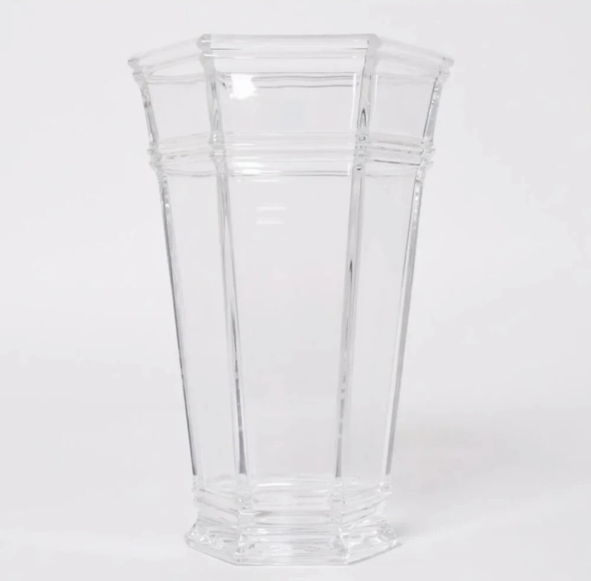 Tiffany & Co Hexagon Crystal Flower Vase - photo 2