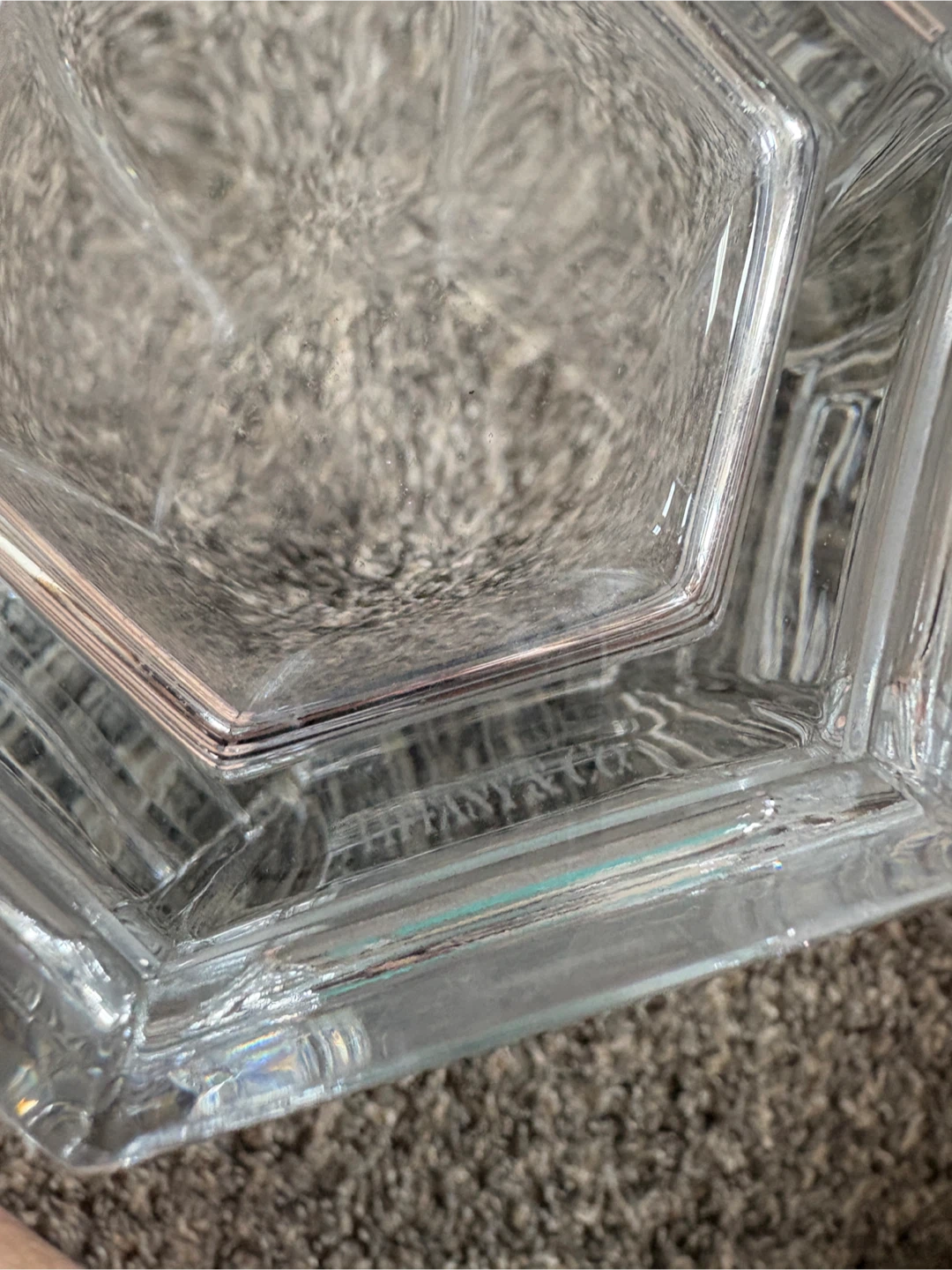 Tiffany & Co Hexagon Crystal Flower Vase - photo 3