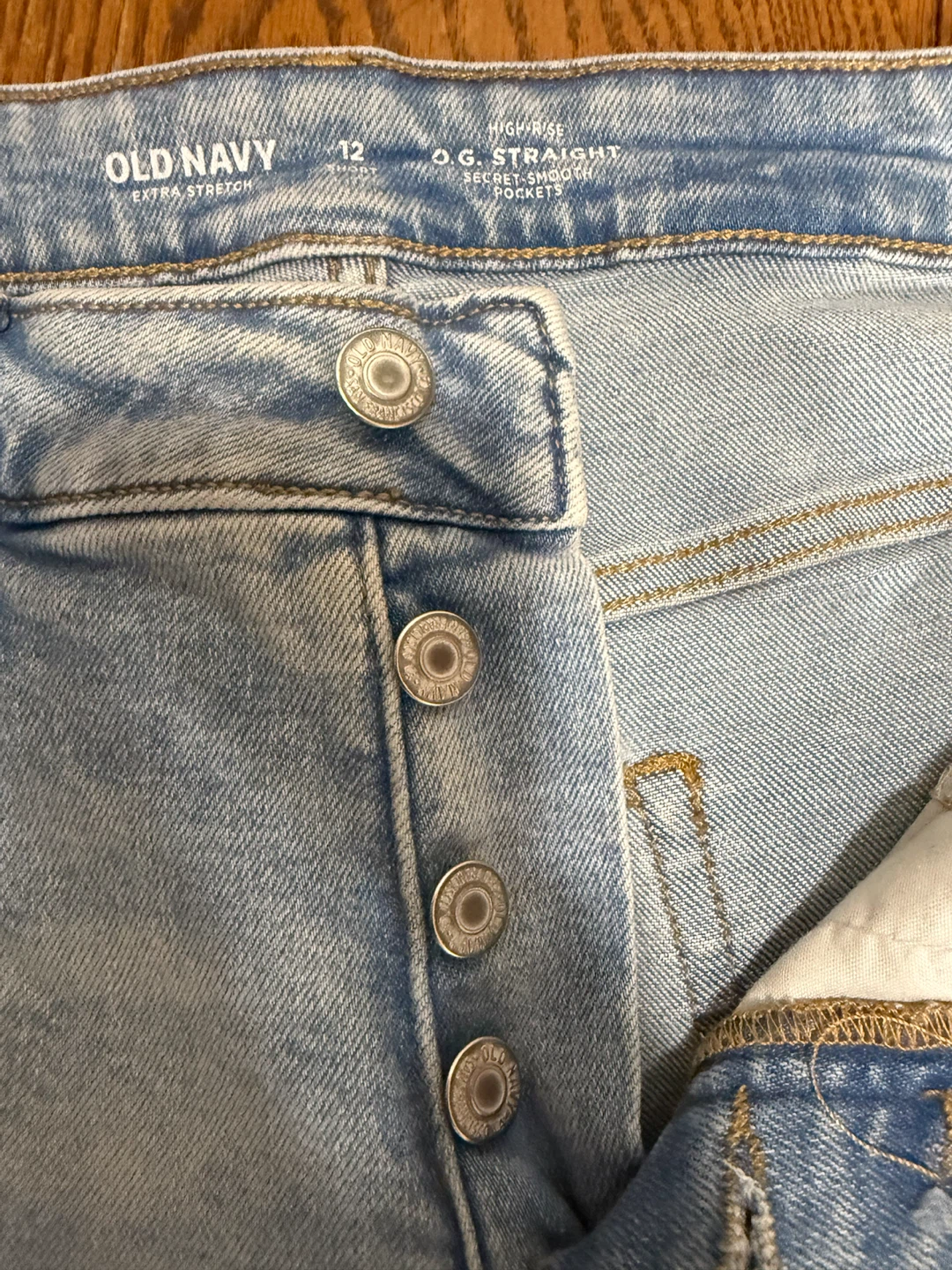 Old Navy O.G. Straight Jeans Size 12 Short - photo 4