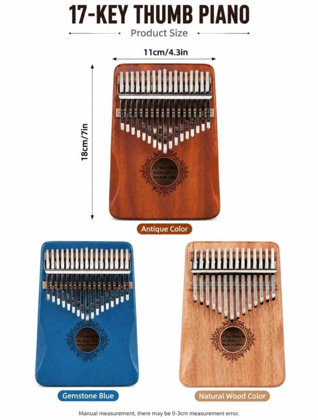 17-Key Kalimba Thumb Piano - photo 2
